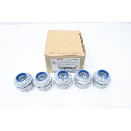 Abb BASIC MANCHON 1IN CONDUIT FITTING, 5PK H100-TB